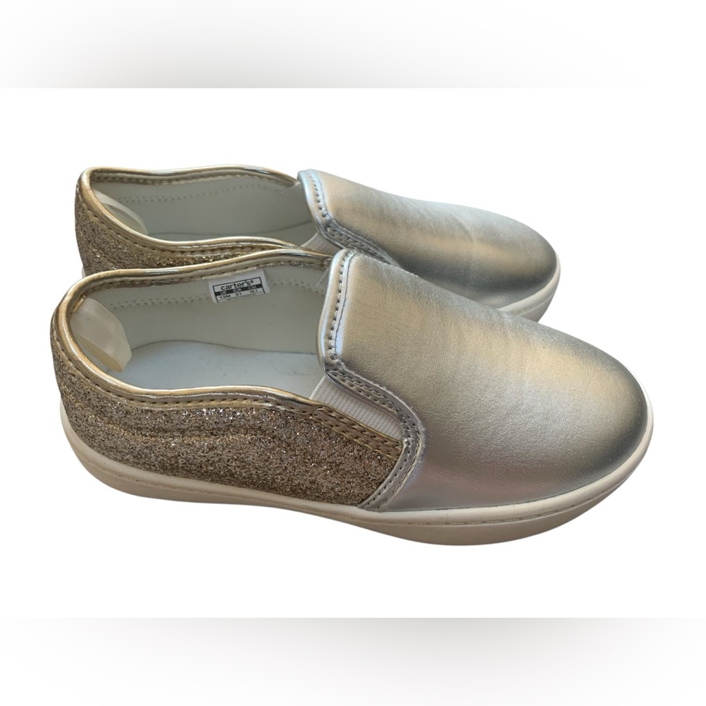 Carter's Girls Metallic Slip-On Shoes Size 13 (Little Girl)